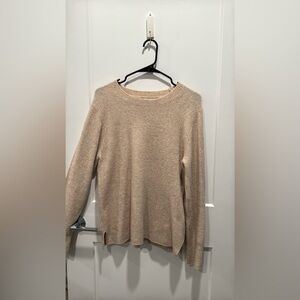 J. Crew Factory - Extra Soft Crewneck Sweater - Heather Tan - Size: M